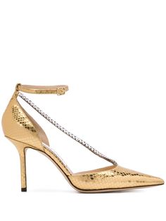 Jimmy Choo туфли-лодочки Talika 85 с кристаллами