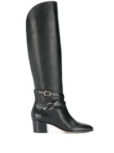 Jimmy Choo сапоги Huxlie 45 на низком каблуке
