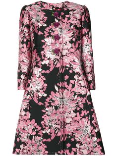 Dolce & Gabbana пальто с цветочной вышивкой