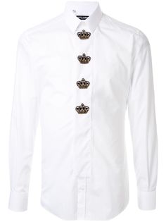 Dolce & Gabbana рубашка с нашивками