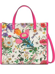 Gucci сумка-тоут с принтом Flora