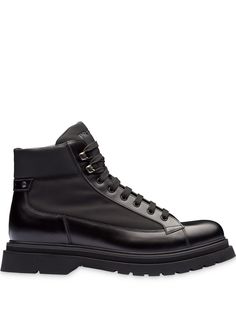 Prada ботинки со вставками