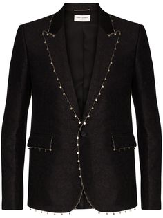 Saint Laurent декорированный пиджак