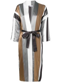 Brunello Cucinelli кимоно в полоску