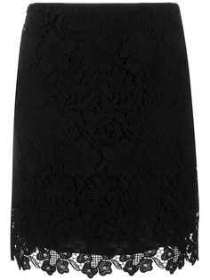 Givenchy кружевная юбка мини