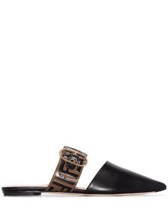 Fendi мюли Sabot с логотипом
