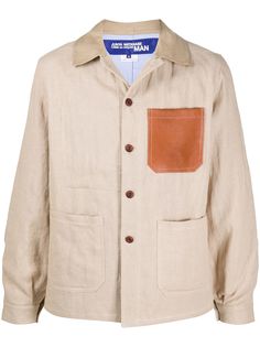 Junya Watanabe MAN куртка с контрастным карманом