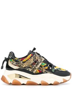 Kurt Geiger London кроссовки в технике пэчворк