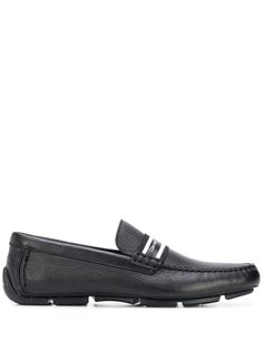 Calvin Klein logo strap loafers