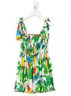 Mc2 Saint Barth Kids платье с принтом