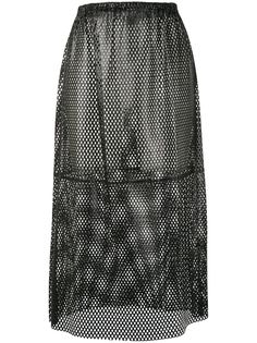 Simonetta Ravizza юбка с эластичным поясом и перфорацией