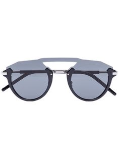 Dior Eyewear футуристичные солнцезащитные очки-авиаторы