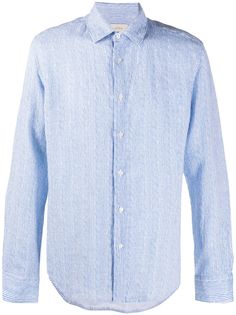 Altea рубашка в полоску с длинными рукавами