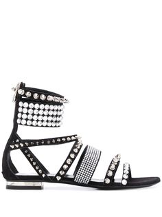 Philipp Plein босоножки с заклепками