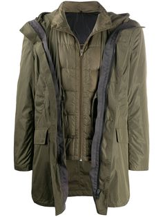 Yves Salomon Army куртка со съемной подкладкой