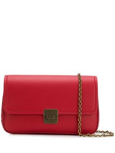 Bottega Veneta сумка через плечо с фактурной застежкой