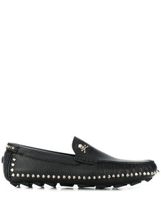 Philipp Plein мокасины с заклепками-шипами