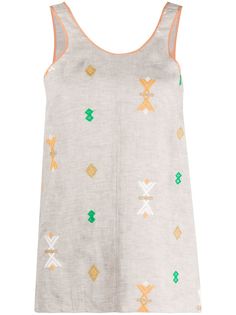 Forte Forte топ с вышивкой