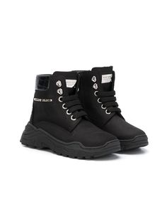 Philipp Plein ботинки на шнуровке с логотипом
