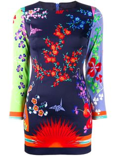 Versace Pre-Owned платье 2000-х годов в технике пэчворк