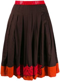 Prada Pre-Owned юбка с вышивкой бисером