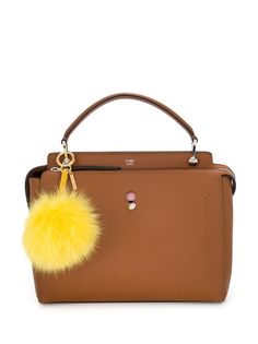 Fendi Pre-Owned сумка-тоут с помпоном