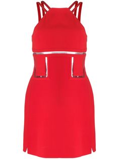 Versace Pre-Owned декорированное платье мини