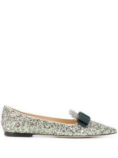 Jimmy Choo декорированные балетки Gala с блестками