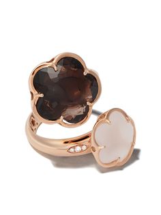 Pasquale Bruni золотое кольцо Bon Ton с кварцем и бриллиантами