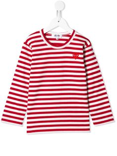 Comme Des Garçons Play Kids футболка с логотипом