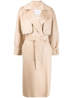 Max Mara многослойное пальто Agar с поясом