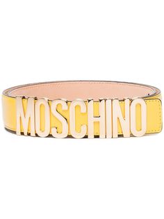 Moschino ремень с металлическим логотипом