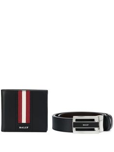 Bally бумажник с контрастными полосками