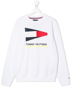 Tommy Hilfiger Junior толстовка с вышитым логотипом