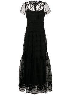RedValentino длинное платье из тюля