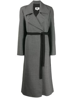 MM6 Maison Margiela пальто с поясом