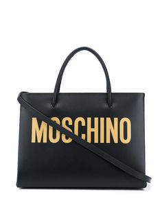 Moschino сумка-тоут с логотипом