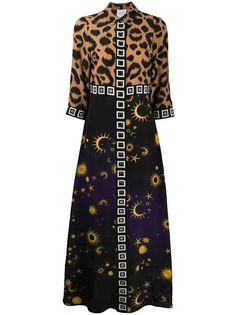 Hayley Menzies платье макси с леопардовым принтом