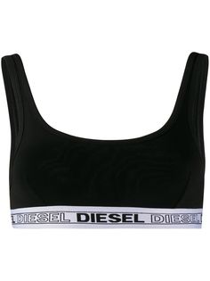 Diesel спортивный бюстгальтер с логотипом
