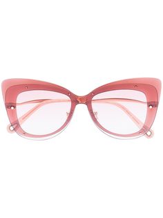 Chloé Eyewear солнцезащитные очки в оправе кошачий глаз