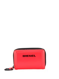 Diesel кошелек на молнии с логотипом