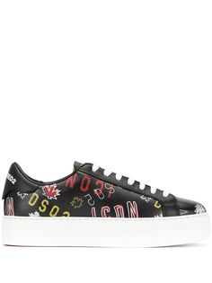 Dsquared2 кеды Icon с принтом