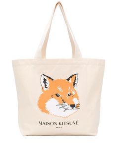 Maison Kitsuné сумка-тоут с логотипом