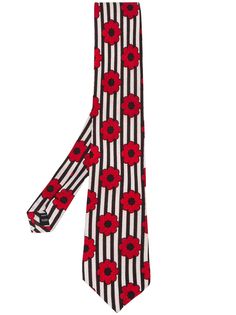 Yohji Yamamoto галстук с принтом