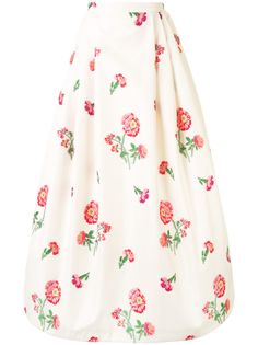 Andrew Gn пышная юбка с цветочным принтом