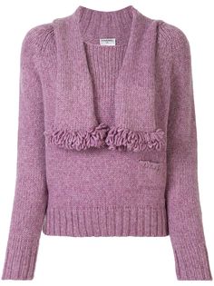 Chanel Pre-Owned трикотажный топ с логотипом CC и длинными рукавами