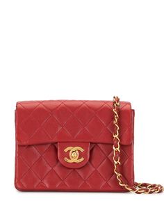 Chanel Pre-Owned стеганая сумка на плечо 1989-го года с логотипом СС