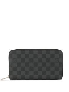 Louis Vuitton кошелек Damier с круговой молнией и узором