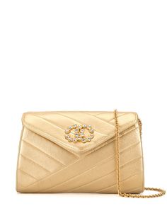 Chanel Pre-Owned сумка 1992-го года со стразами