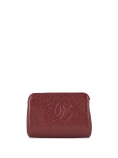 Chanel Pre-Owned кошелек для монет на молнии с логотипом CC